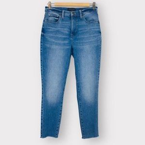 LUCKY BRAND Bridgette High Rise Raw Edge Skinny Ankle Jeans Women's Size 6